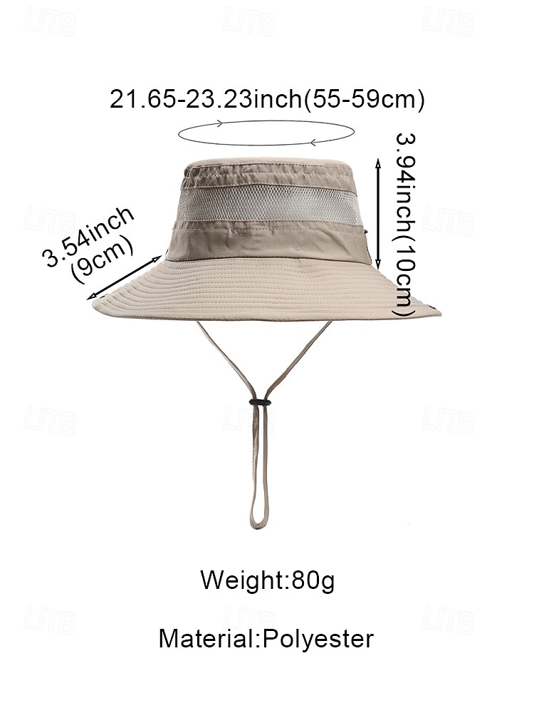Women's Wide Brim Sun Hat, Breathable Mesh Hiking Hat, Foldable Packable Polyester Bucket Hat, UV Protection Outdoor Travel Cap, Fishing Camping Beach Vacation Hat, Multiple Colors 2026 - $11.99 –P11