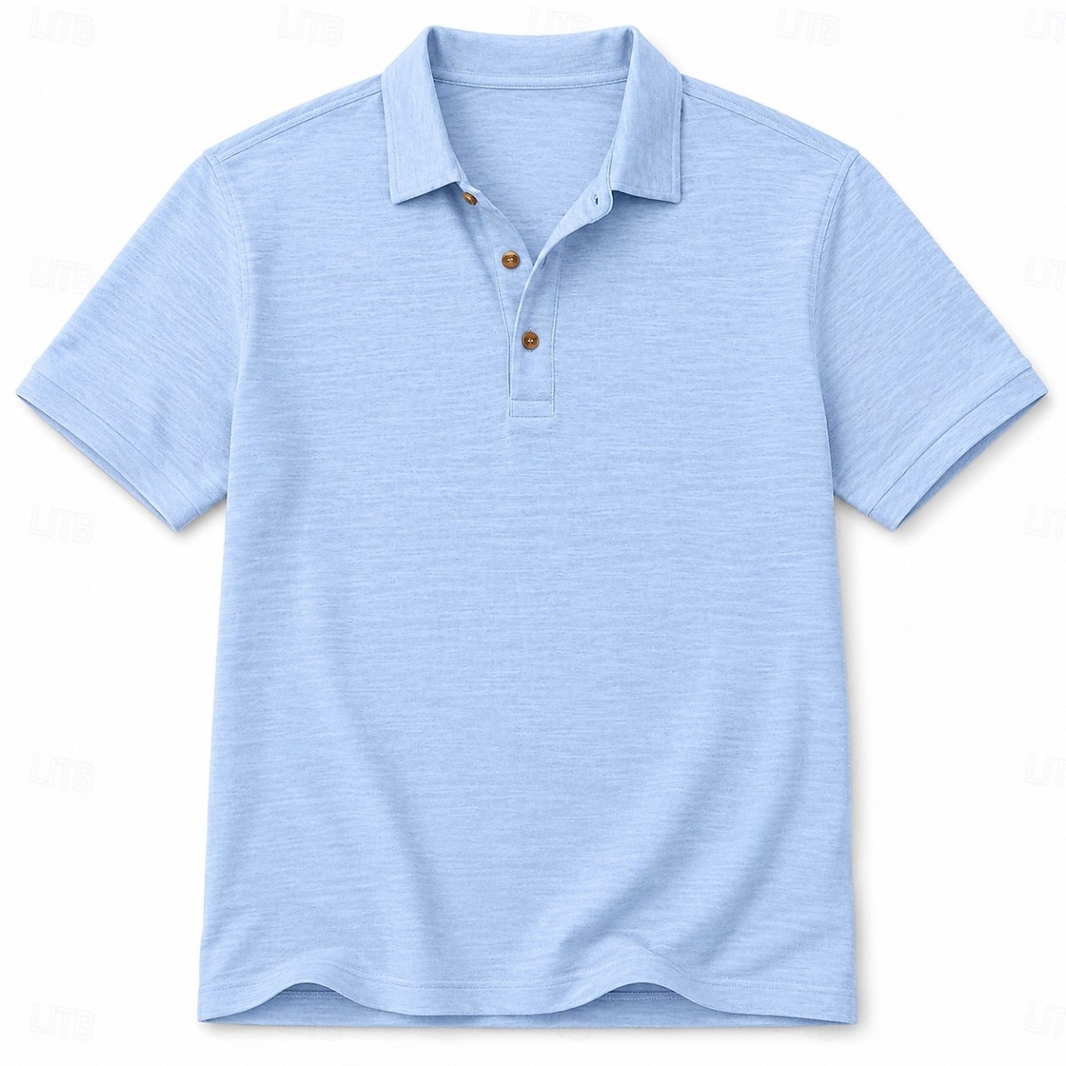 Polo en lin pour homme - manches courtes - noir, vert, bleu clair de 2026 ? $33.99 –P2