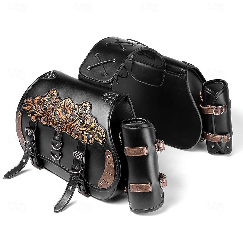 Western Retro Vintage Punk & Gothic Saddlebags Motorcycle Bag Side Bags Riders Western Revival Fancy Dress Unisex Halloween Carnival Adults Saddlebags 2026 - $154.99 –P7