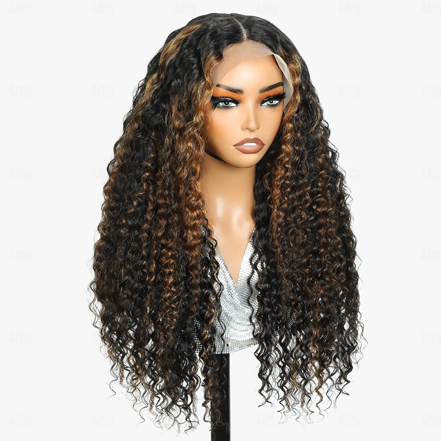 Cabelo humano remy Frente de renda 13x6 Peruca Parte livre Cabelo Brasileiro Encaracolado Preta Ruivo Peruca 180% Densidade do Cabelo Cabelo com Luzes / Reflexos Para Feminino Longo Perucas de Cabelo de 2026 por $305.29 –P3