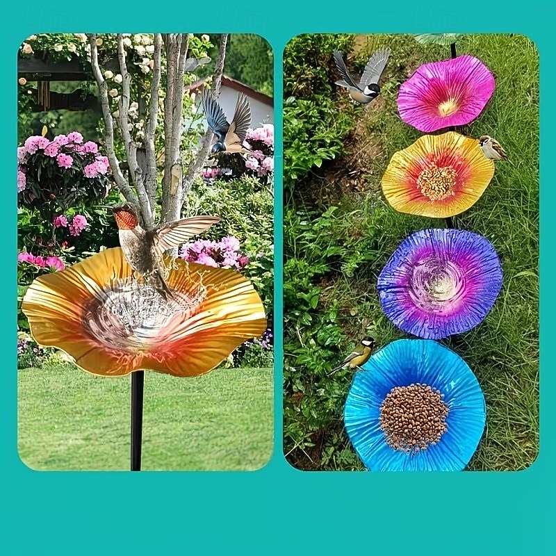 Outdoor Bird Feeding Tray, Creative Branch-Style Bird Feeder for Garden, Patio, Courtyard, or Backyard, Durable and Weather-Resistant Flower Ground Insert Ornament, Easy-to-Install 2026 - $10.49 –P7
