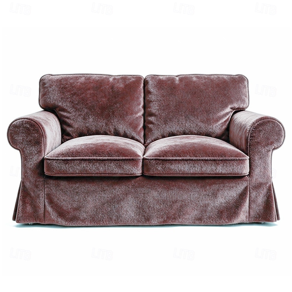 Ektorp 2-seters sofatrekk, blank fløyelsstoff 2026 - $284.99 –P4