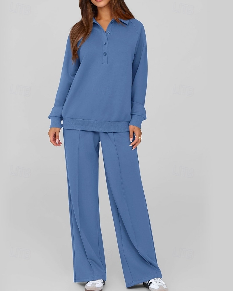 Damen Pullover-Trainingsanzug-Sets 2-teiliger Trainingsanzug Lounge-Outfits  Kordelzug mit Tasche Einfarbig Sportbekleidungsset Herbst Dunkelgrau Schwarz Fitnessstudio Fitnesstraining Leger Winddicht 2026 - $46.99 –P4