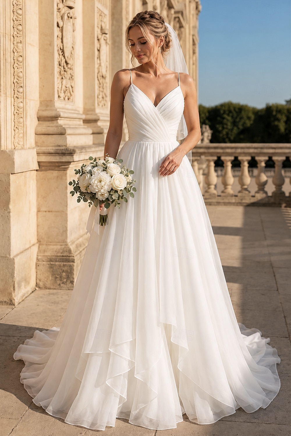 casual minimalist wedding dress June Bridals Simple Minimalist Short Sleeves A-Line Summer Wedding Dress Modest Casual Open Back Floor Length Bridal Gown with Sweep Floor