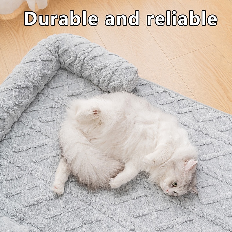 Cojín cálido y relajante para mascotas en invierno, cama para perros ultrasuave y gruesa, funda antideslizante y lavable para nido de gato para perros pequeños y medianos. 2026 - $36.99 –P5