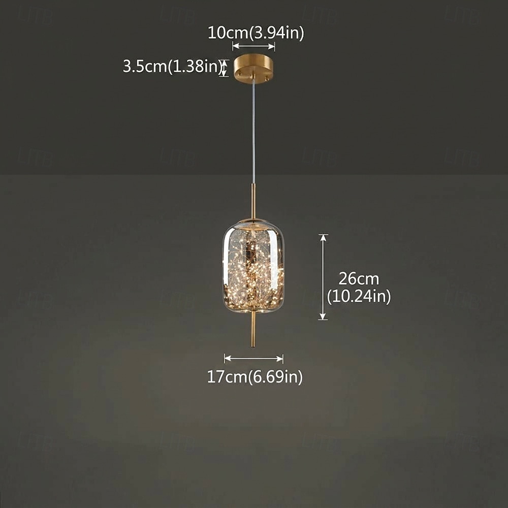 Lustre en métal et cristal gypsophile, suspension LED design globe, luminaire suspendu de style nordique luxueux et moderne, barre lumineuse créative pour chambre, chevet ou bureau. de 2026 ? $148.99 –P14