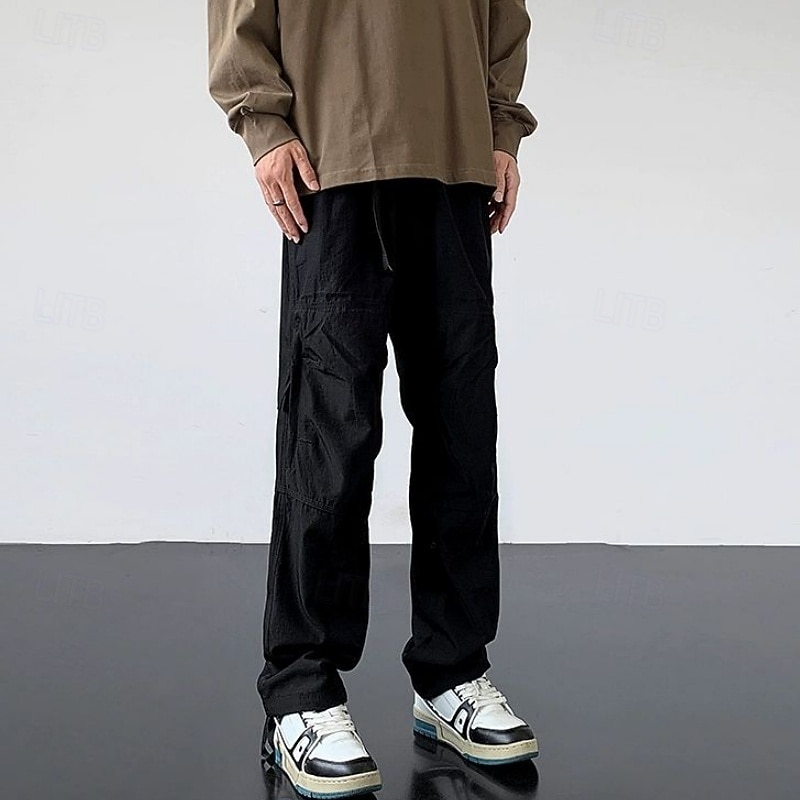 Voor heren Combatbroek Cargohosen Wandelbroek Waterdichte broek Zomer Lente Herfst Buiten Normale pasvorm waterdicht Sneldrogend Lichtgewicht Ademend Broeken / Regenbroek / Overbroek Ritsen Zak Zwart 2026 - $27.99 –P14