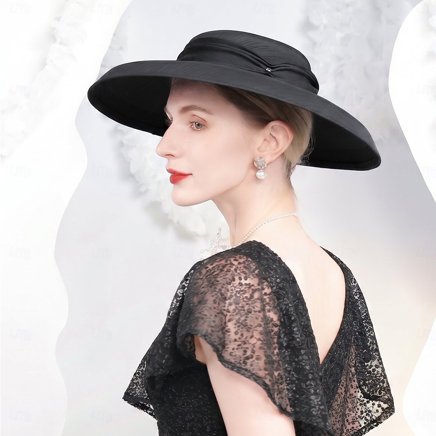 Chapeau Kentucky Derby Fascinateur Dame Déguisement Femmes Saint-Valentin Derby Fête de mariage Foulard Adulte Chapeau Printemps & Été de 2026 ? $72.99 –P11
