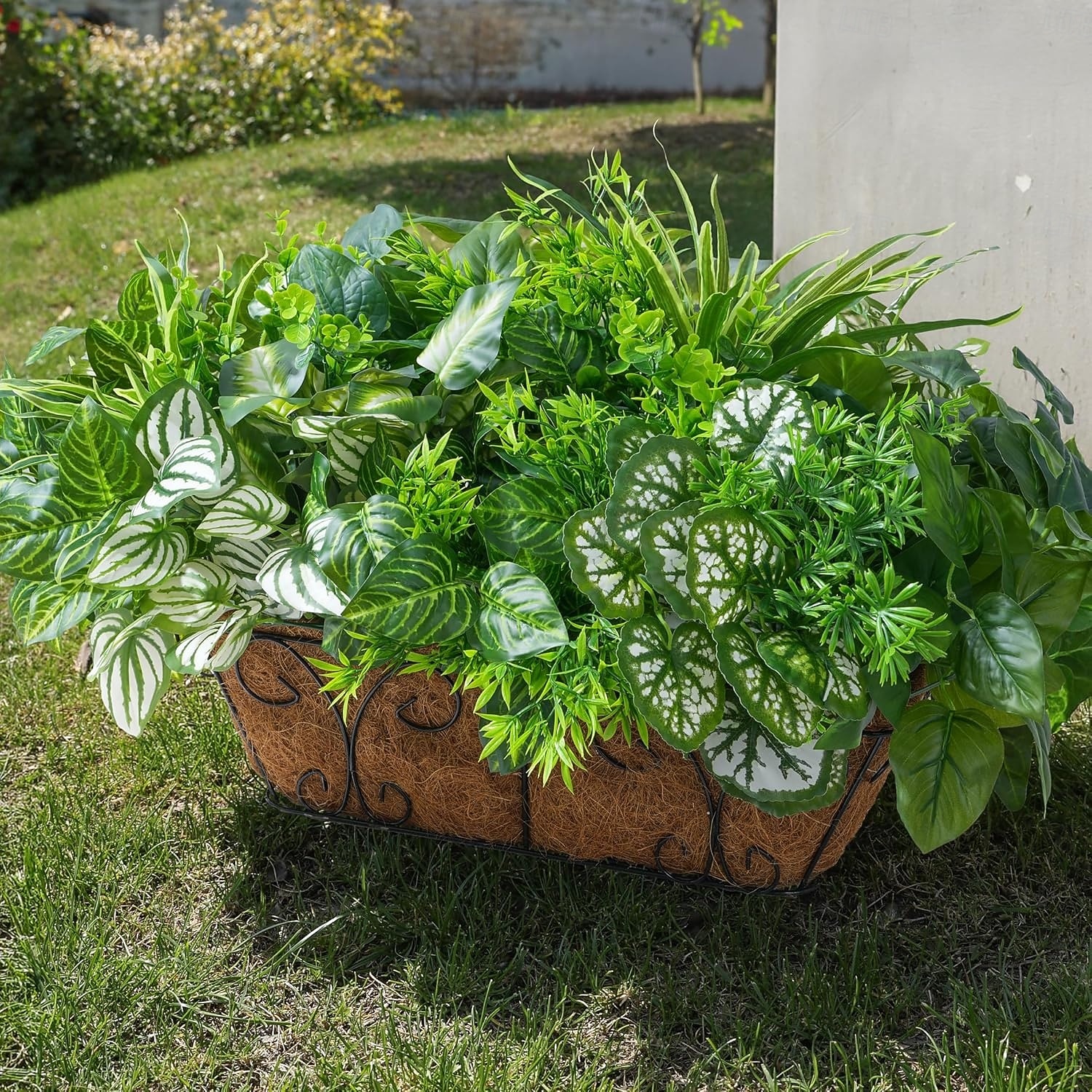 20pcs Artificial Bunches Greenery Plants Fake Plastic Leaves with Stems UV Resistant Outside Faux Plants Bushes for Outdoor Patio Garden Front Porch Yard Decor 2026 - $31.99 –P3