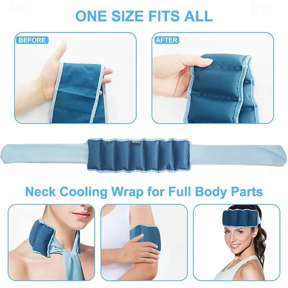 Summer Neck Cooling Cold Sensation Ice Scarf ice Pack Sports Headscarf Pet Ice Scarf  Outdoor Shoulder And Neck Heatstroke Prevention Ice Scarf, Physical Cooling And Coolness, Wearing Sports Ice Band 2026 - $20.99 –P4
