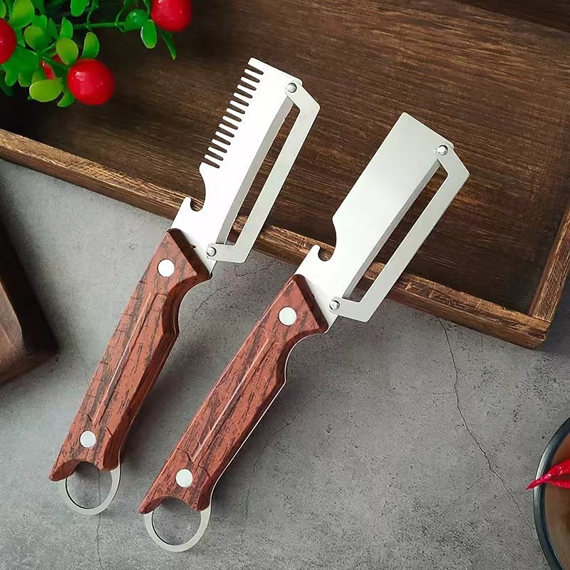 2 Pcs 3 in 1 Multifunctional Vegetable Peeler With Hanging Hole, Stainless Steel Bottle Opener and Grater with Plastic Handle, Kitchen Gadgets Tool for Potatoes Fruit Garlic Carrots 2026 - $19.99 –P3