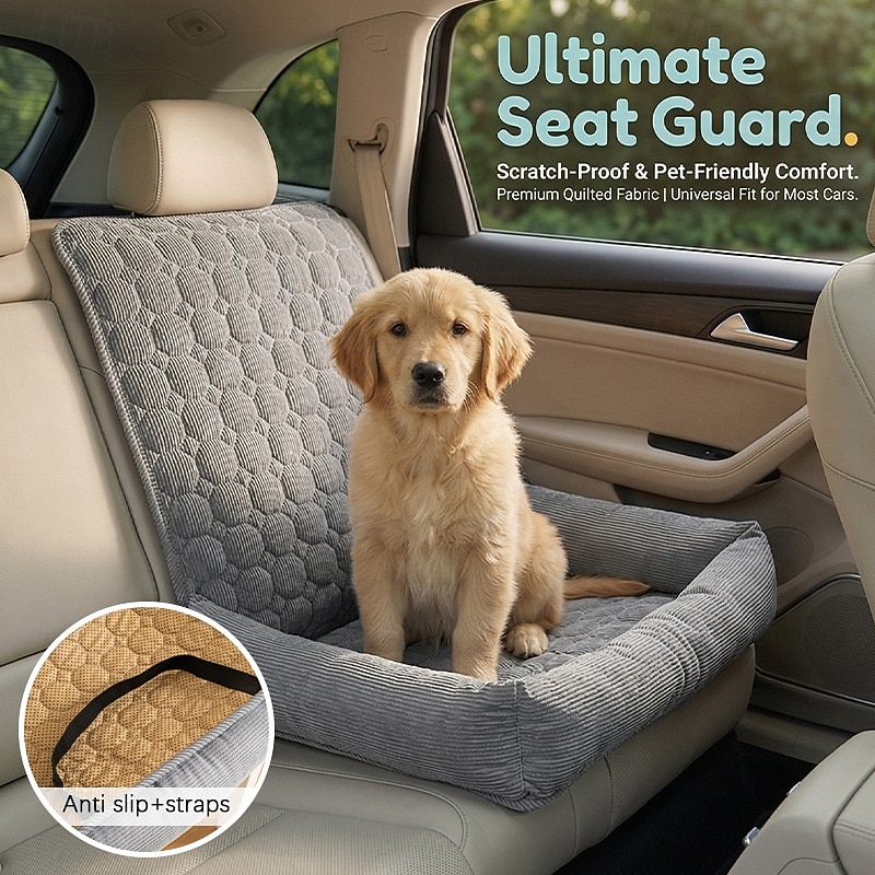 Housse universelle pour siège auto pour chien, compatible avec les sièges avant et arrière, tapis de couchage imperméable et antidérapant pour animaux, coussin confortable et lavable pour chat et de 2026 ? $37.99 –P1
