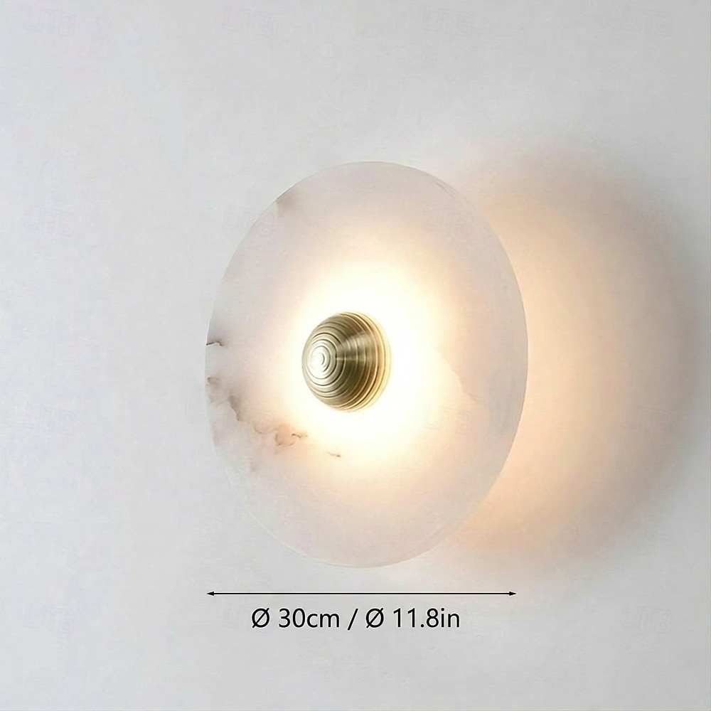 Lampada da parete a led in marmo 15/20/25/30/35 cm design minimalista per montaggio a parete apparecchio di illuminazione luci per interni per soggiorno camera da letto 110-240 v del 2026 a $165.99 –P10