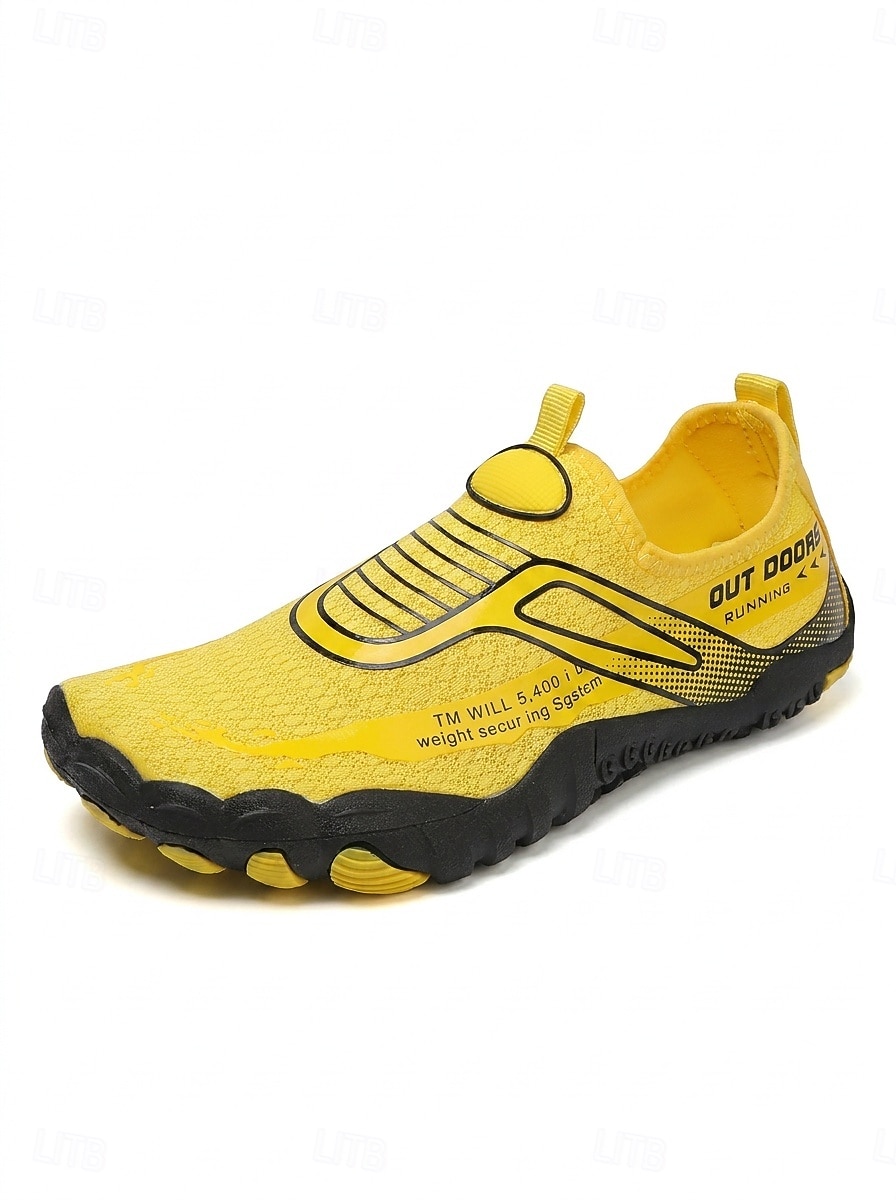 Chaussures aquatiques jaunes pour hommes - baskets minimalistes à séchage rapide - chaussures d'extérieur respirantes et antidérapantes pour les activités nautiques, les promenades sur la plage, la natation et les voyages de vacances de 2026 ? $32.99 –P6