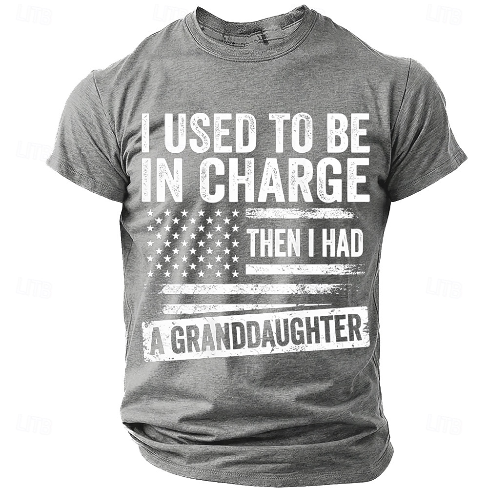 Men's I Used To Be In Charge Then I Had A Granddaughter T-Shirt, Funny Grandpa Gift Tee 2026 - $18.99 –P6
