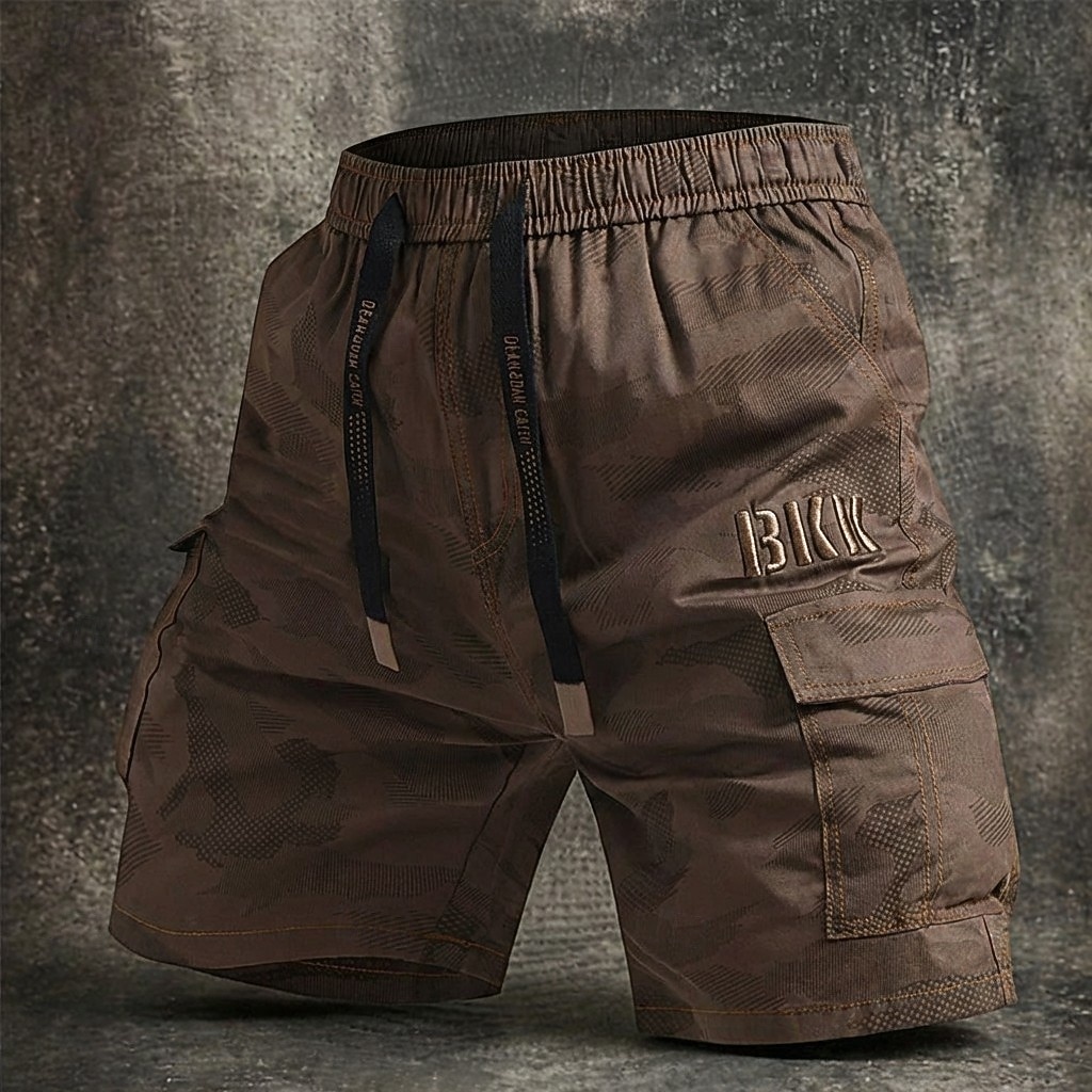 Hombre Pantalones cortos tácticos Pantalón Corto Cargo Pantalones cortos para acampar Shorts para senderismo Cintura elástica Multi bolsillo Pierna recta Plano Color Camuflaje Comodidad Listo para 2026 - $26.99 –P10