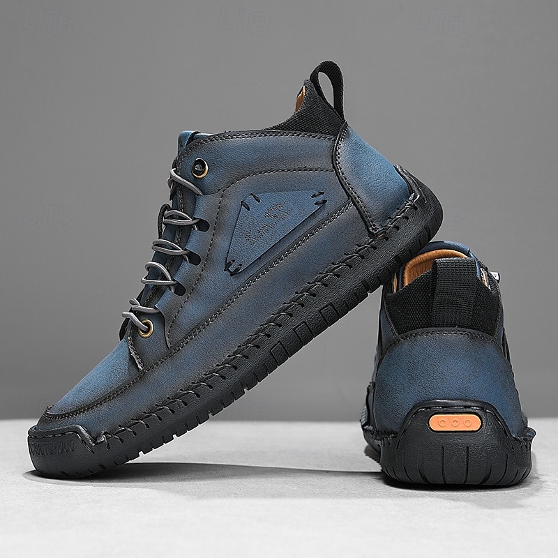 Weiße Herren-Sneaker, leichte Schnürschuhe für bequemes Gehen, ideal für Alltag, Reisen, Pendeln und einen minimalistischen, eleganten Freizeitlook. 2026 - $46.99 –P5