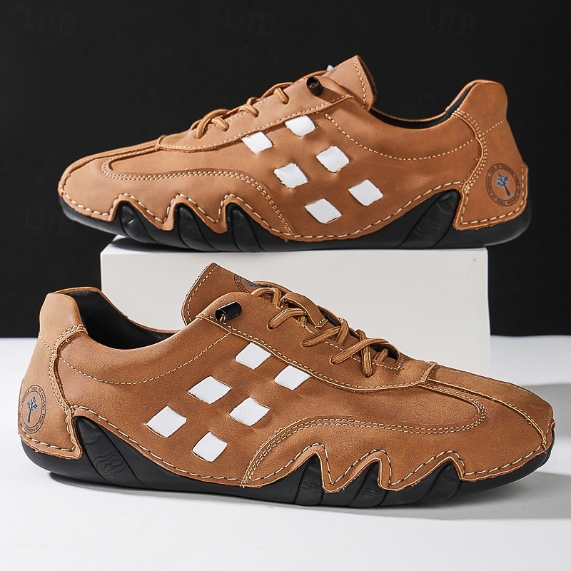ανδρικά λευκά casual sneakers - ελαφριά, άνετα παπούτσια για περπάτημα με κορδόνια - αθλητικά παπούτσια με χαμηλό πάνω μέρος για καθημερινή χρήση, ταξίδια, εξορμήσεις το Σαββατοκύριακο και υπαίθριες δραστηριότητες 2026 - $42.99 –P3