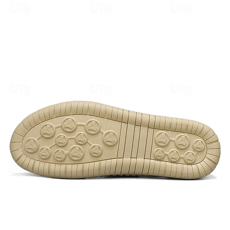 Sandali da pescatore beige da uomo: scarpe estive casual traspiranti a punta chiusa, ideali per passeggiate all'aperto, viaggi, gite in spiaggia, tempo libero nel fine settimana e comfort quotidiano. del 2026 a $42.99 –P7