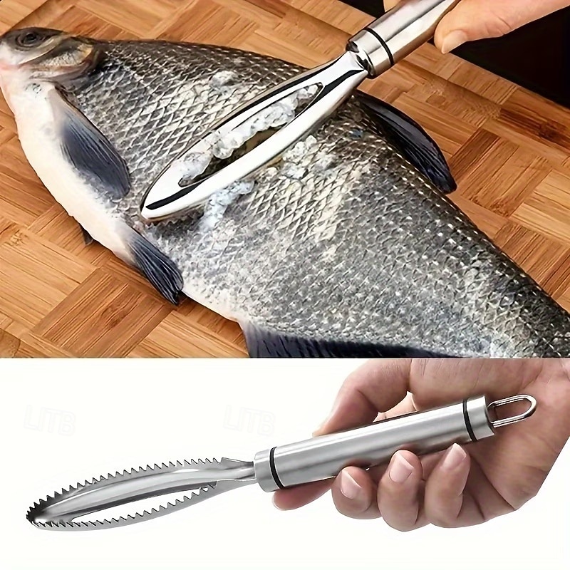 4pcs Stainless Steel Fish Remover Tool Set, Kitchen Scaler Fish Skin Graters Cleaning Peeler Scaler Scraper, Ideal for Home, Kitchen, Seafood Markets, and Professional Seafood Preparation 2026 - $12.99 –P3