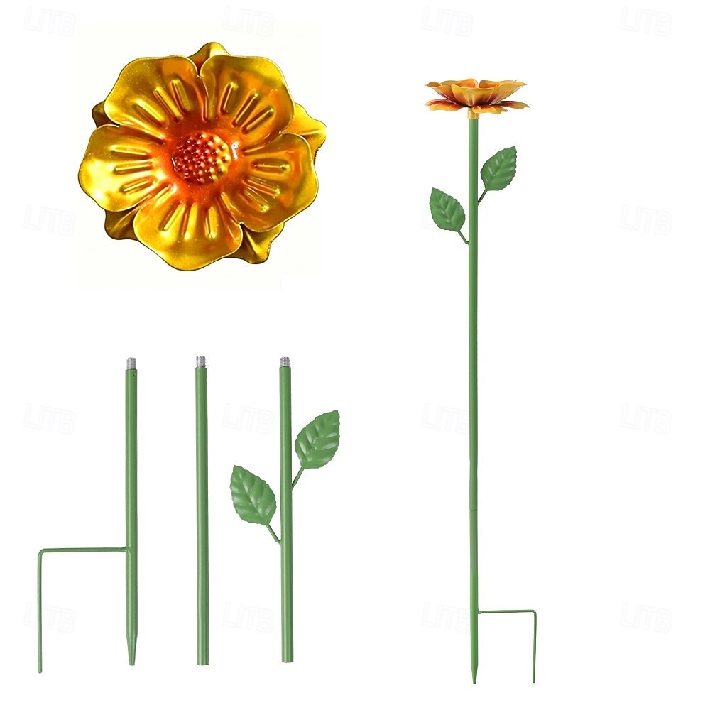 Estação de água para abelhas para jardim, com lindo design floral, comedouros combinados para abelhas e borboletas, banheiras e bebedouros para abelhas, itens essenciais para jardinagem, decoração de de 2026 por $15.49 –P7