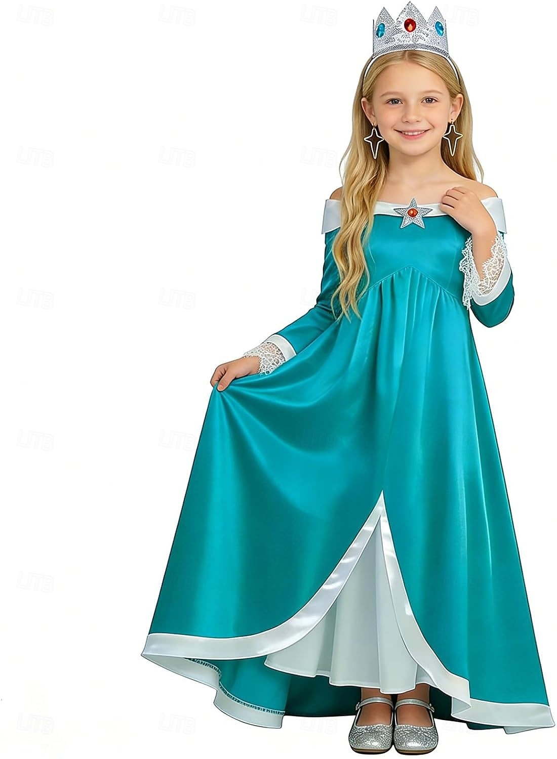 Loodgieter videospel Galaxyprinses Sterrenprinses Jurken Fancy kostuum Voor meisjes Kinderen Halloween Carnaval Feest Strip Con 2026 - $42.99 –P5