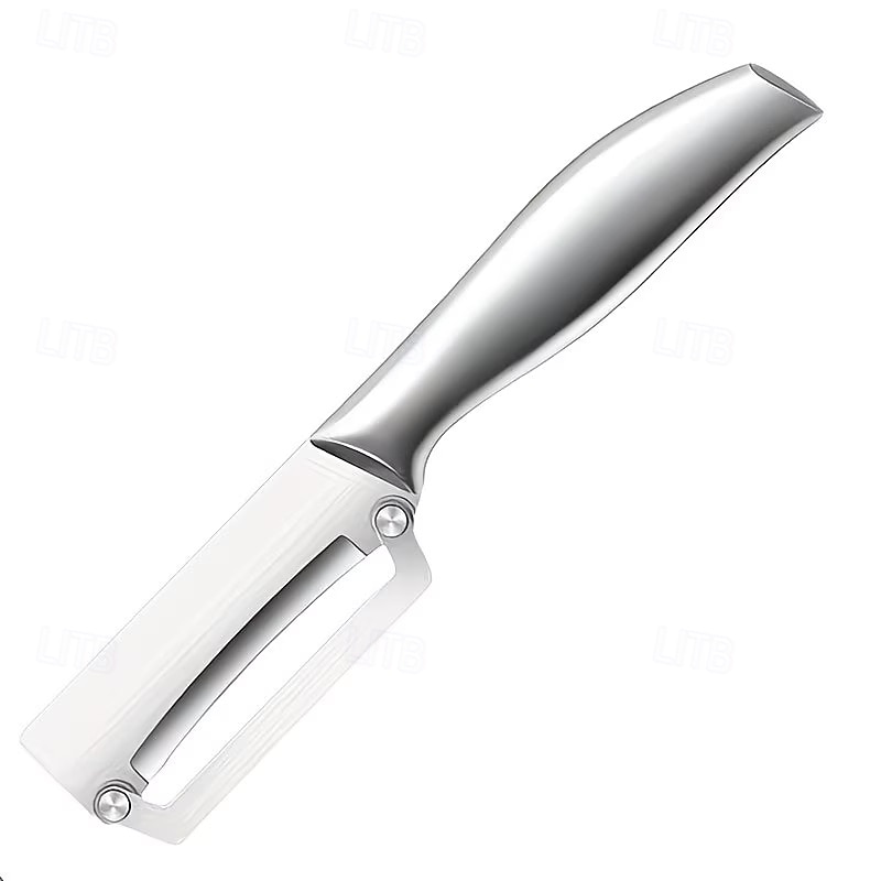 1/2pcs Stainless Steel Fruit Peeler Knives, Easy & Effortless Sugarcane, Pineapple & Melon Peeling, Ergonomic Handle, Sharp Forged Blades, Kitchen Essential Gadget 2026 - $19.99 –P8