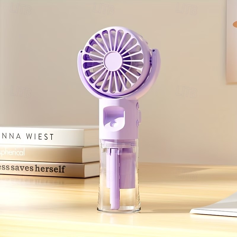 Handheld Spray Fan Desktop Humidifying Fan Outdoor Portable Handheld Fan Small Spray Fan with 4-Speed Adjustment 2026 - $19.99 –P10