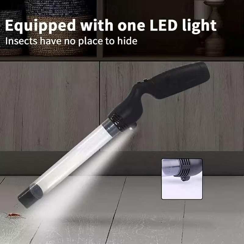Insectenzuiger, handzame spinnenzuiger voor binnen en buiten, diervriendelijke insectenval zonder dodelijke afloop voor kakkerlakken, vliegen, mieren en spinnen, draagbare ongediertebestrijding met 2026 - $26.99 –P5