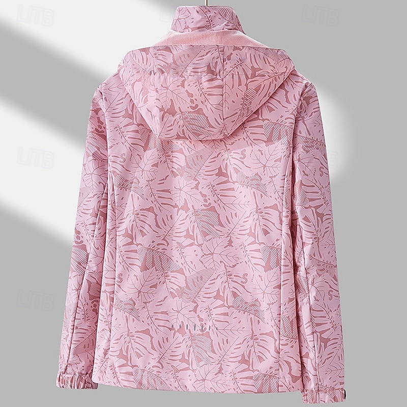 Dames Windjack Softshell jas Wandeljack Buiten waterdicht Winddicht Sneldrogend Ademend Wandeloutfits Wandelkleding Zomer Lente Jack Kleding Bovenlichaam Klimmen Kamperen / wandelen / grotten 2026 - $31.99 –P7