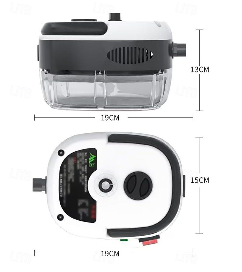 Aparat de curățat cu abur sub presiune portabil de 2500 W, cu 6 viteze mari de curățare cu abur sub presiune și temperatură, cu 3 capete de perie pentru curățarea mașinii, casei și bucătăriei 2026 - $69.99 –P13