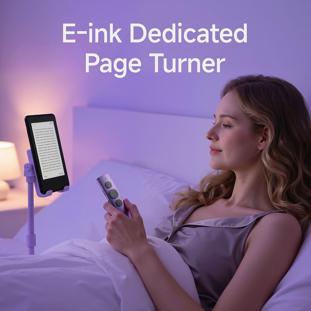 Bluetooth Page Turner for Kindle E-reader iPhone iPad Android, Silent Remote Control for TikTok Scrolling & Reading, Bluetooth 5.4 Rechargeable Wireless Clicker with 400mAh Battery, 33ft Range 2026 - $22.99 –P5