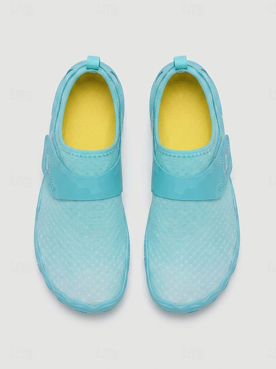 Bequeme blaue Damen-Wasserschuhe mit rutschfester Sohle &Magic Tape – atmungsaktive, schnelltrocknende Schuhe zum Wandern, für Strand, Pool und Schnorcheln &Wassersport 2026 - $32.99 –P3