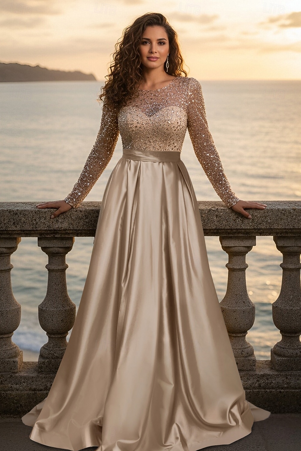long sleeve formal dresses nz Long sleeve Ball Gown JX4014