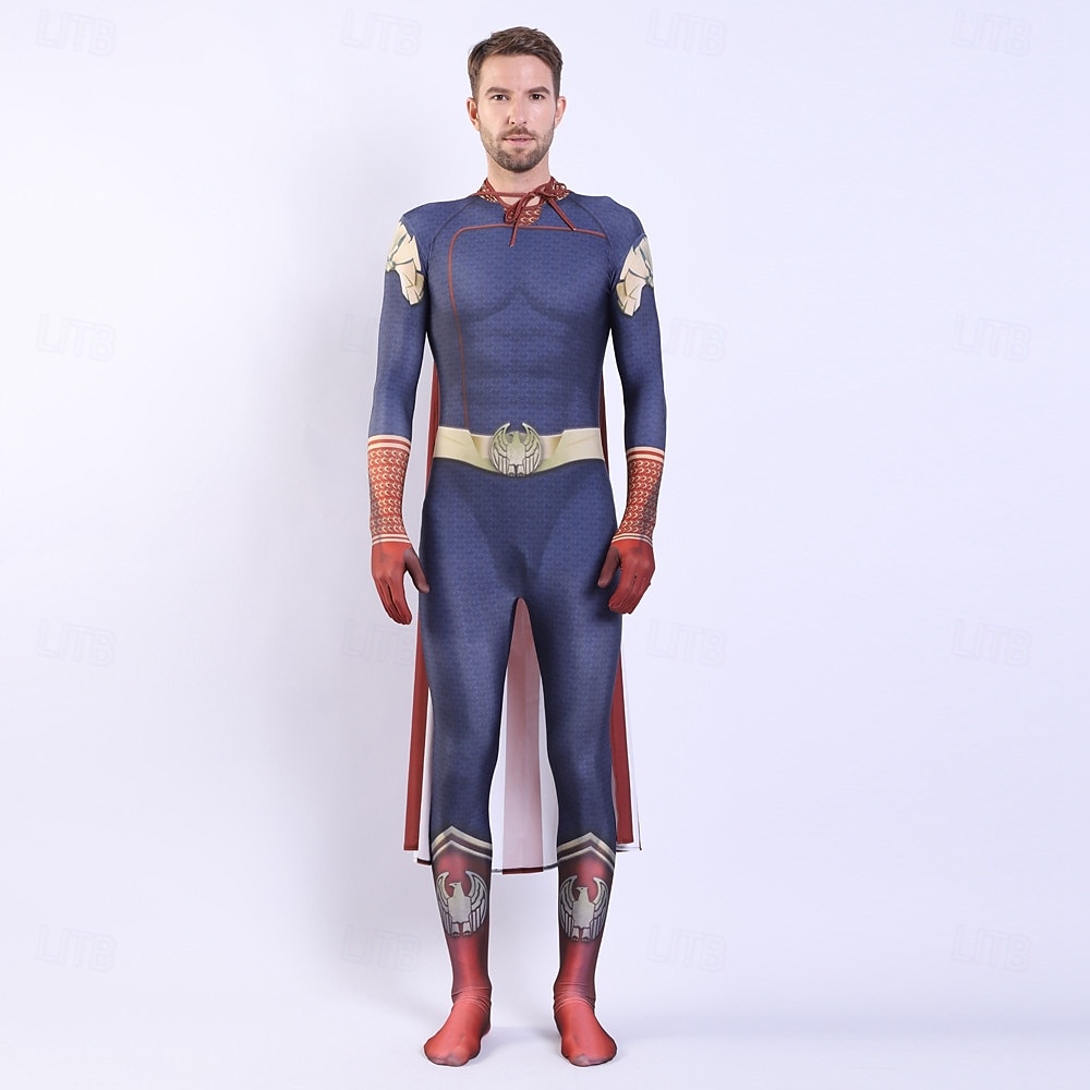 Anti-herói Super-vilão Super heroi Fantasia fantasia Fatos de Corpo Patriótico for Unisexo Crianças Adulto Dia Das Bruxas Carnaval Espetáculo Comic Con de 2026 por $48.99 –P16
