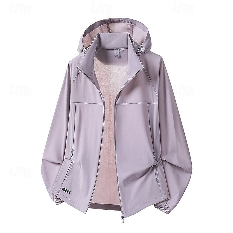 Women's Windbreaker Softshell Jacket Hiking Jacket Outdoor Waterproof Sun Protection Quick Dry Breathable Hiking Outfits Hiking Clothes Summer Spring Jacket Climbing Camping / Hiking / Caving 2026 - $32.99 –P2