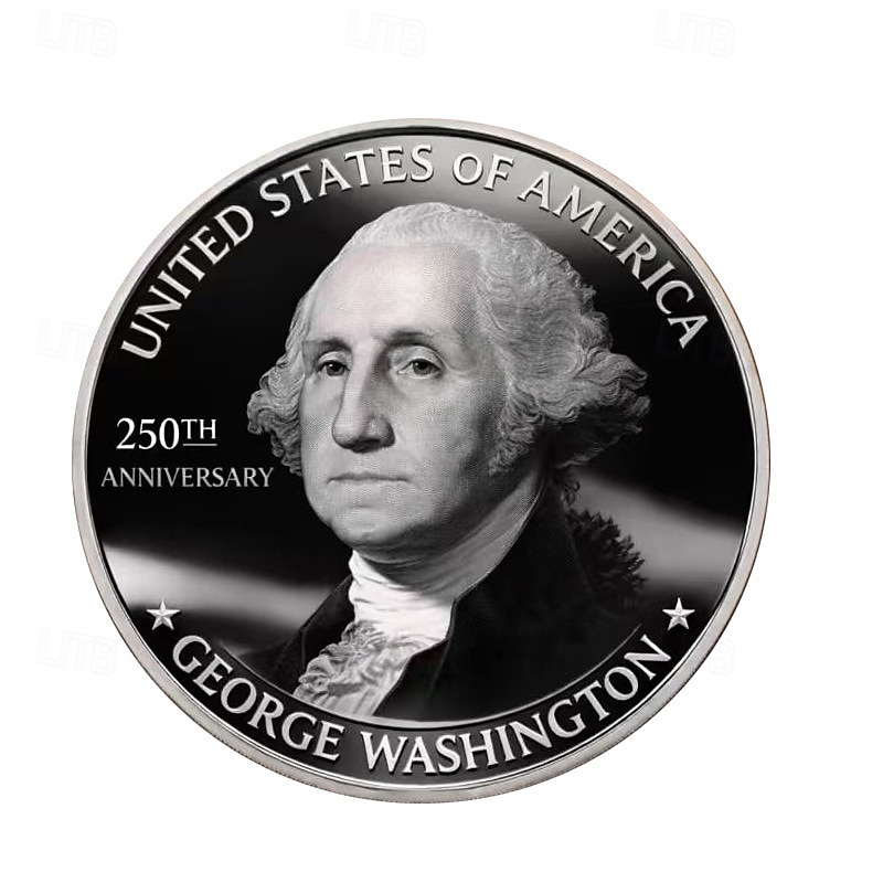 U.S. 250th Anniversary Commemorative Coin George Washington 1776–2026, Patriotic Eagle & Liberty Design, Collectible American Independence Souvenir 2026 - $19.99 –P2