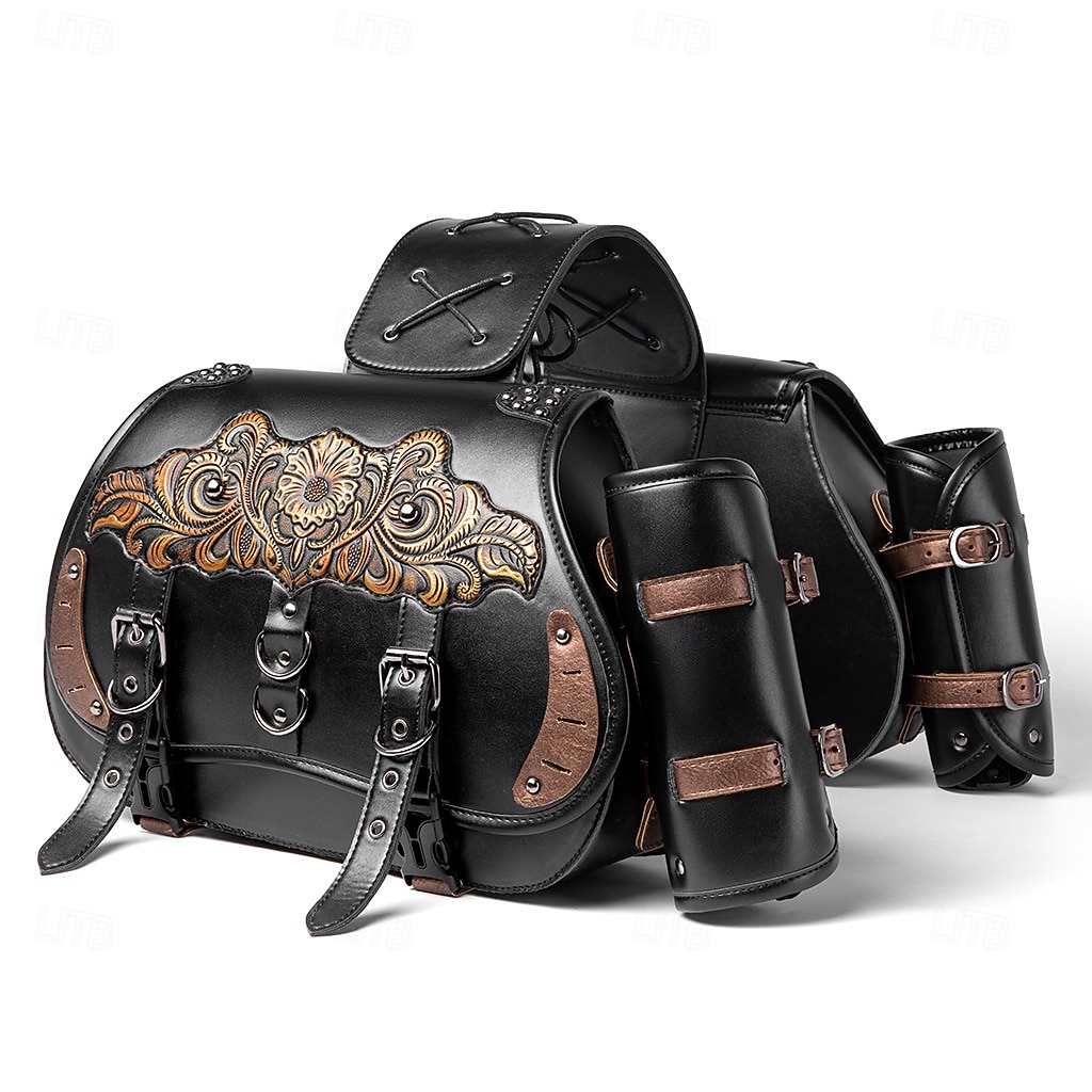 Western Retro Vintage Punk & Gothic Saddlebags Motorcycle Bag Side Bags Riders Western Revival Fancy Dress Unisex Halloween Carnival Adults Saddlebags 2026 - $154.99 –P4