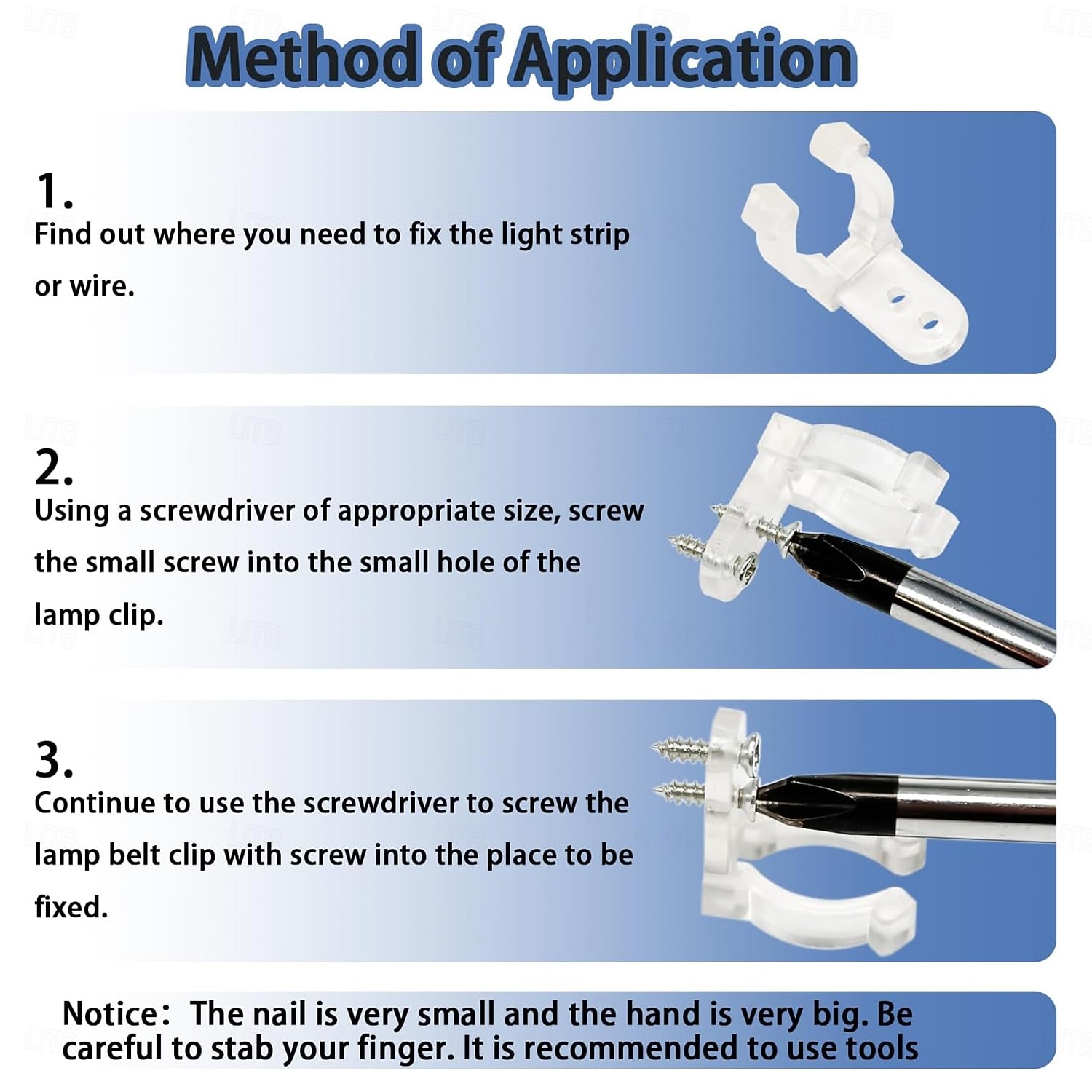 20-200 stuks 1/2 inch clips, geschikt voor 10-15 mm LED-touwverlichting, met 40-400 schroeven voor PVC-touwverlichting buitenshuis, ideaal voor kerst en bruiloften. 2026 - $8.99 –P6