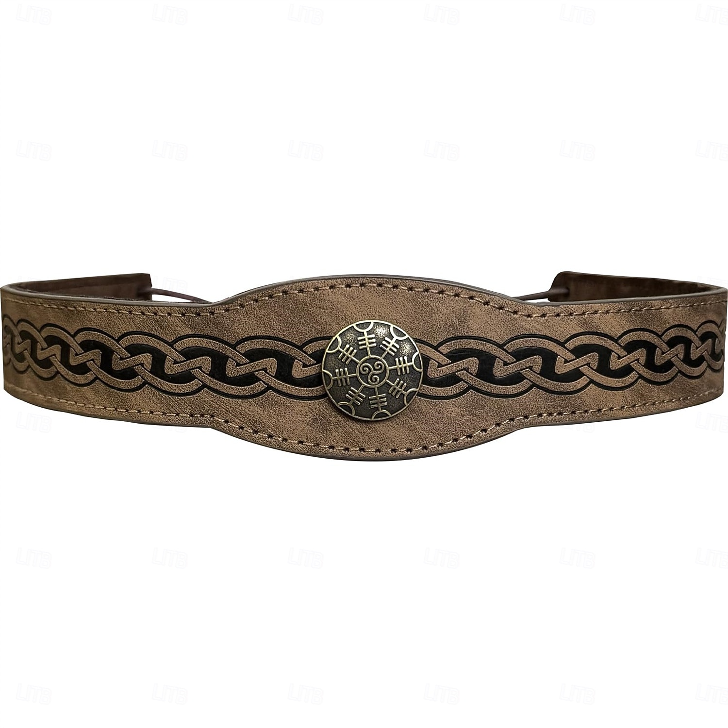 Retro Vintage Mittelalterlich Renaissance Stirnband Krieger Wikinger Ranger Kostüm Herren Vikinger Halloween Karneval Maskerade Renaissance-Messe LARP Erwachsene Stirnband 2026 - $14.99 –P8