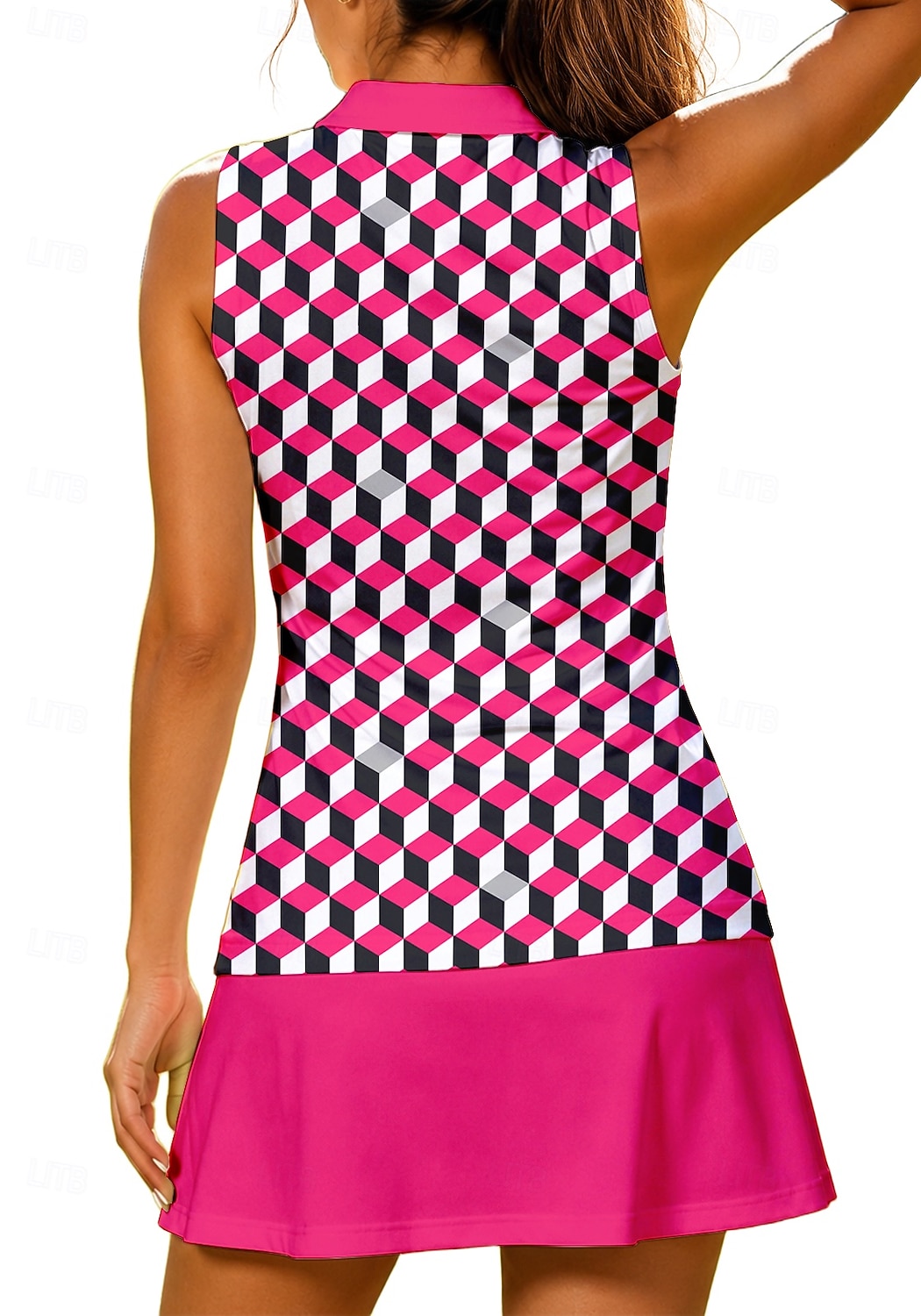 Mujer Cuadros A Cuadros Camisa deportiva Camisas de polo Camiseta sin mangas Camiseta de tenis Sin Mangas Floral Botones UPF50+ Resistente a los rayos UV Alta elasticidad Dispersor de humedad 2026 - $17.99 –P3