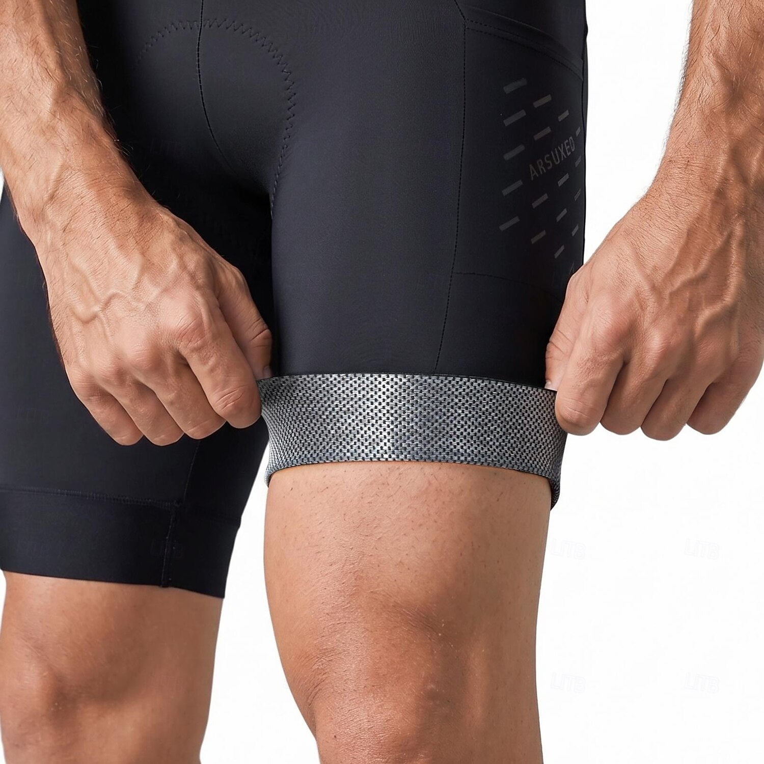 Arsuxeo Men's Solid Color Cycling Underwear Shorts Cycling Pants Cycling MTB Shorts Bike Shorts Padded Shorts / Chamois Form Fit Sports Ventilation Fast Dry Reflective Strips Reduces Chafing Black 2026 - $32.99 –P6