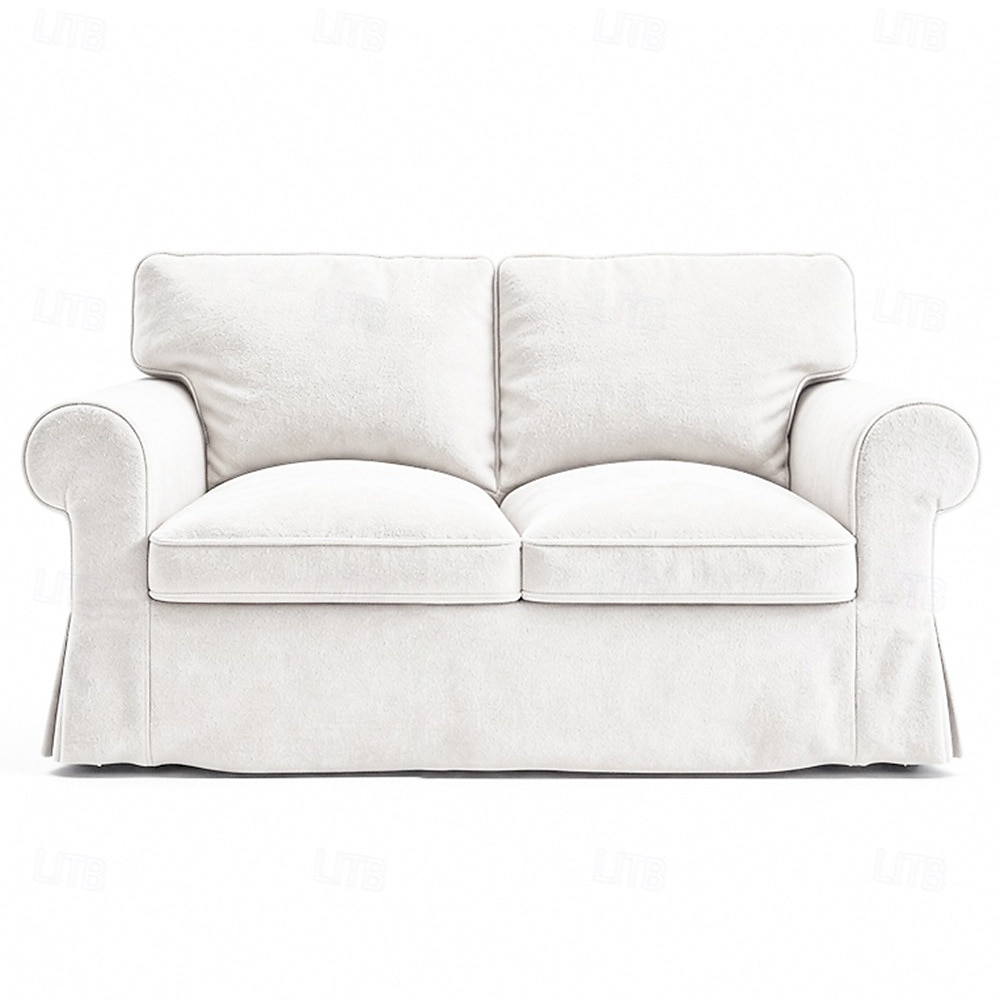 Ektorp 2-seters sofatrekk, blank fløyelsstoff 2026 - $284.99 –P5