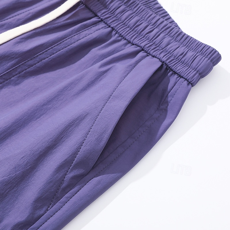 Hombre Pantalones Pantalones casuales Pantalones anchos Pantalones de paracaídas Pantalones de secado rápido Correa 2 en 1 Multi bolsillo Plano Dispersor de humedad Transpirable Longitud total Casual 2026 - $26.99 –P5