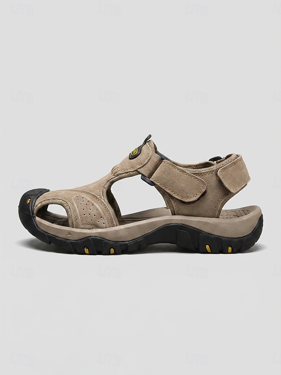 Women's Khaki Closed Toe Hiking Sandals, Adjustable Strap Non-Slip Outdoor Sport Shoes, Breathable Comfortable Trail Sandals for Trekking, Camping & Summer Activities 2026 - $42.99 –P5