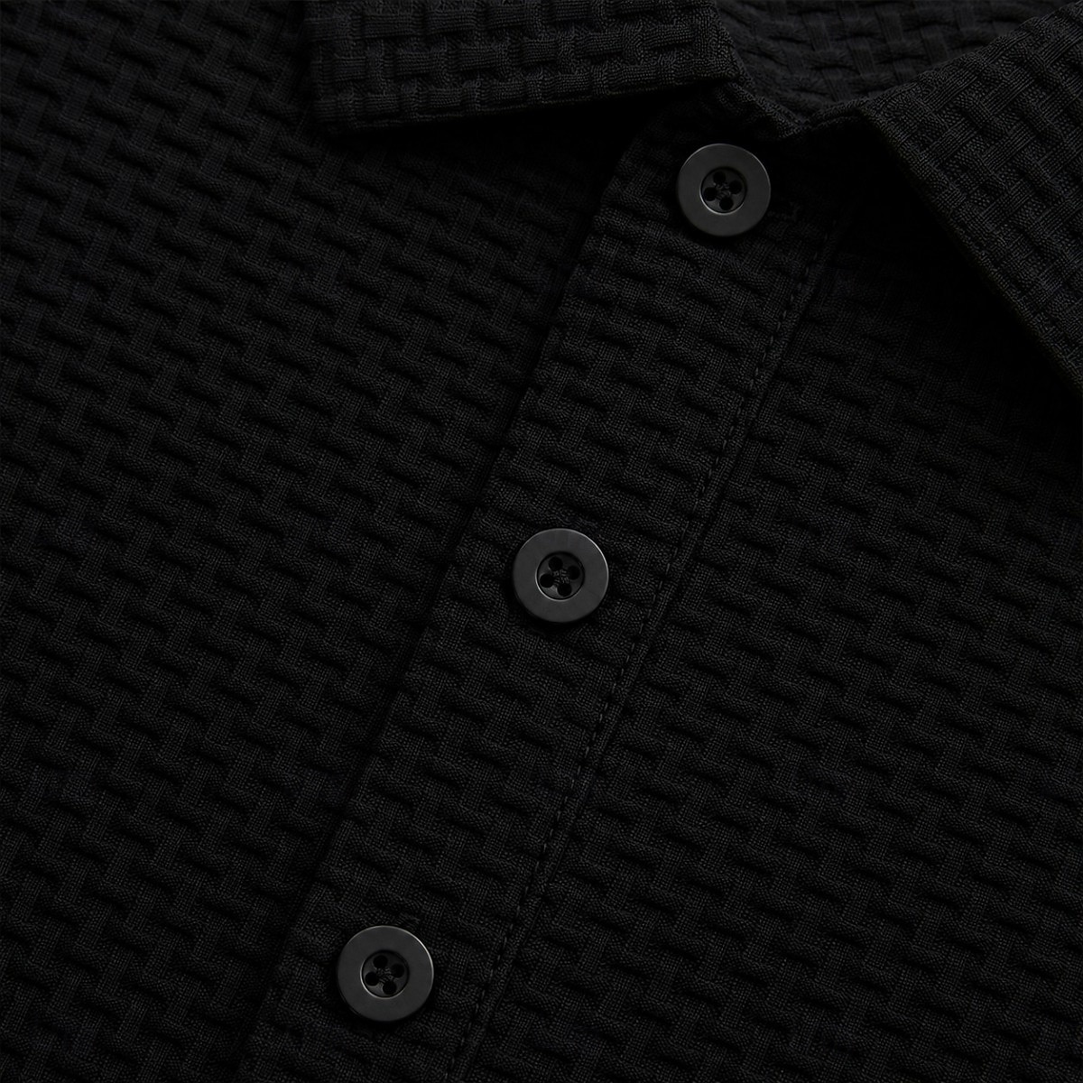 Men's Textured Golf Polos Shirts- Cooling Short Sleeve-Black White Grey 2026 - $33.99 –P3