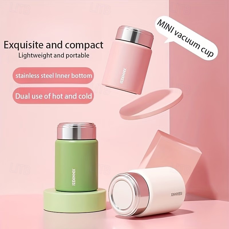 230ML Mini Pocket Thermos Bottle, Portable Stainless Steel Vacuum Insulated Water Bottle, Leakproof Sports Water Cup, Compact Travel Drink Flask, Ideal For Outdoor Activities, School, Daily Use 2026 - $19.99 –P2