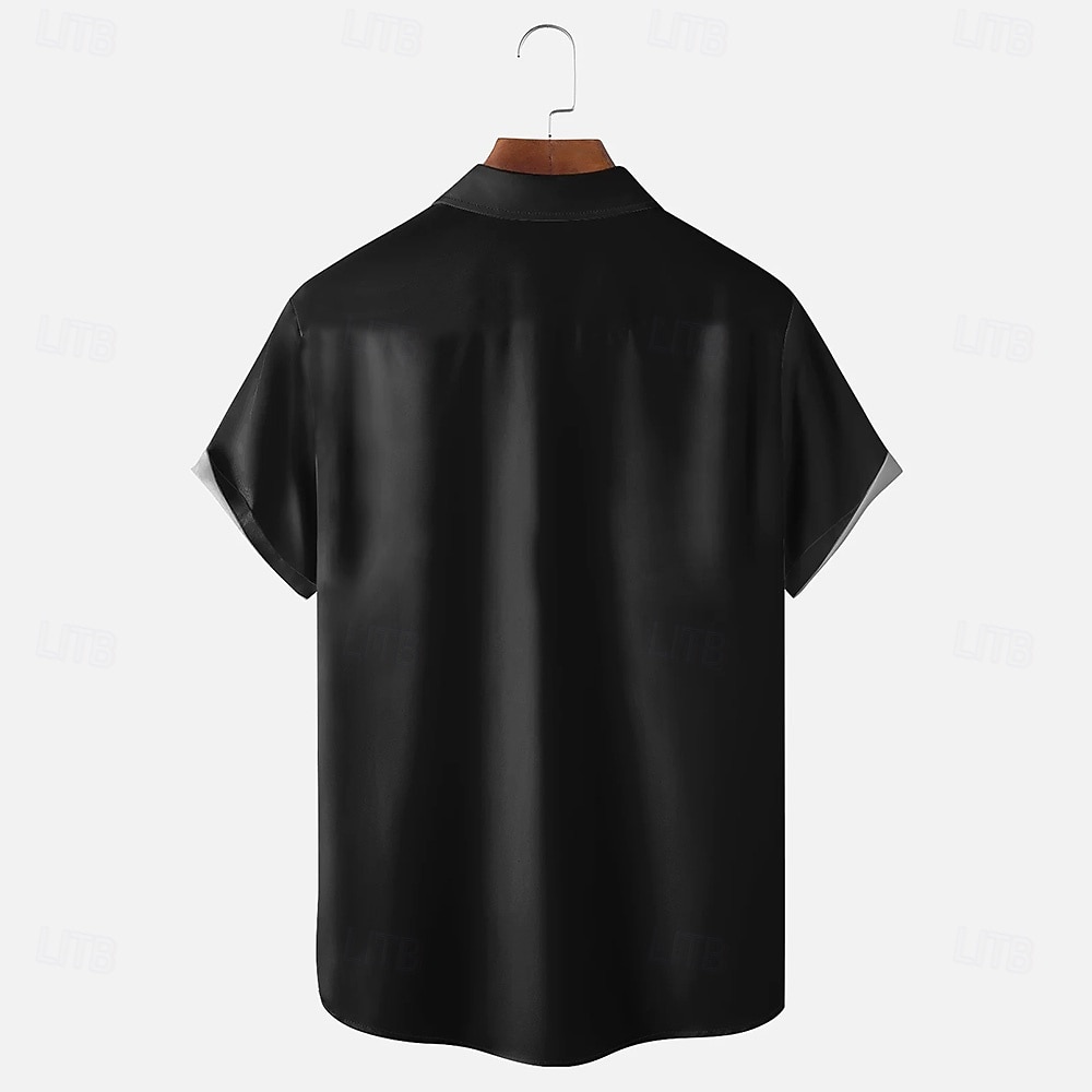 Canada Day Men's Maple Leaf Beaver National Flag Shirt Summer Shirt Button Up Shirt Short Sleeve Patriotic Outdoor Holiday Summer Spring Turndown 3D Print Collared Shirts Front One Pocket Black Pink 2026 - $25.99 –P2