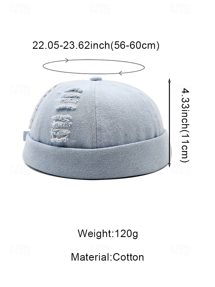 Vintage herenpet van verwassen denim katoen – verkrijgbaar in verschillende kleuren, retro pet voor strandvakantie, dagelijks gebruik en buitenactiviteiten. 2026 - $14.99 –P13