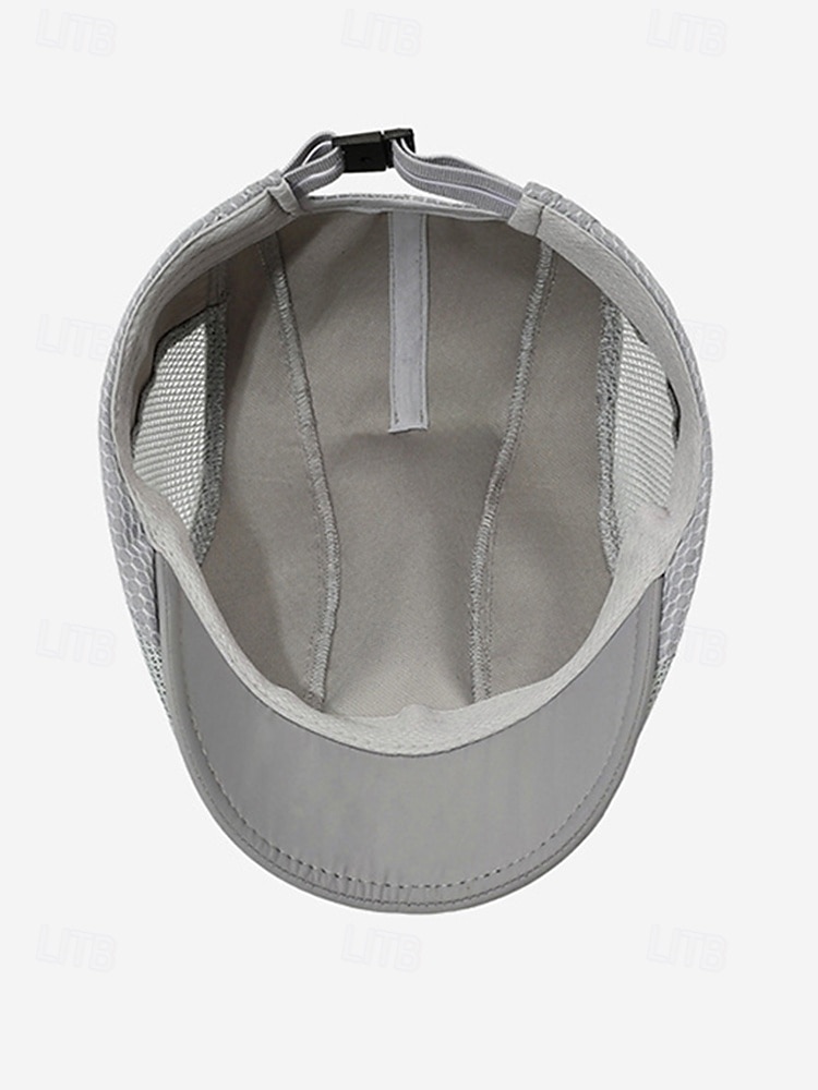 Men's Mesh Beret Hat - Breathable Polyester Ivy Cabbie Cap with Adjustable Buckle, Multiple Colors, Lightweight Newsboy Flat Cap for Summer Travel, Outdoor Activities & Daily Casual Wear 2026 - $14.99 –P10